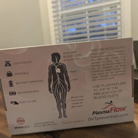 PlasmaFlow Circulation Support Device - DVT Prevention - Picture 2 of 5